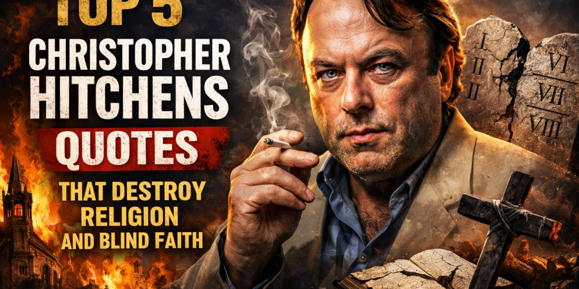 Top 5 Christopher Hitchens Quotes That Destroy Religion and Blind Faith