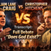 William Lane Craig vs Christopher Hitchens Transcript: Full Debate “Does God Exist?”